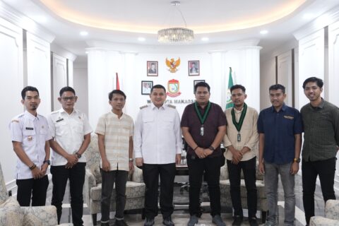 Temui Wali Kota Munafri, HMI Sulsel Tegaskan Dukung Program Pemkot Makassar