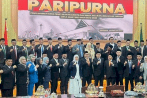 DPRD Makassar Resmi Umumkan Penetapan Appi-Aliyah Sebagai Wali Kota Terpilih