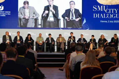 Makassar Bangun Sinergi Global pada World Cities Summit Mayors Forum di Austria 2025