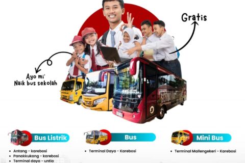Dishub Makassar Hadirkan 5 Koridor Bus Sekolah untuk Dukung Pendidikan Inklusif