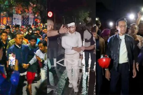 3 Gubernur Turun ke Jalan Temui Demonstran, Terekam di Tengah Aksi Protes