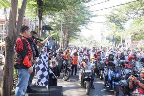 Wali Kota Munafri Resmi Lepas Heritage Rally HDCI 2025