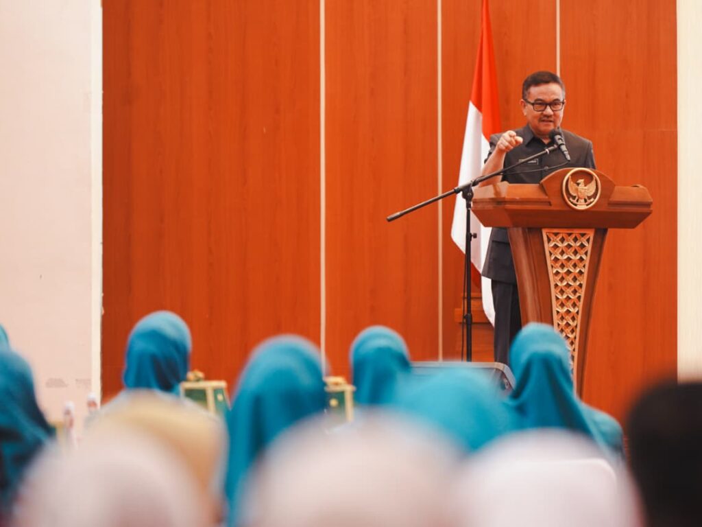 Sekda Sulsel Jufri Rahman membuka Seleksi Kader Muda PKK di Aula Asta Cita, Makassar, Senin (8/9), guna menyiapkan agen perubahan keluarga berdaya.