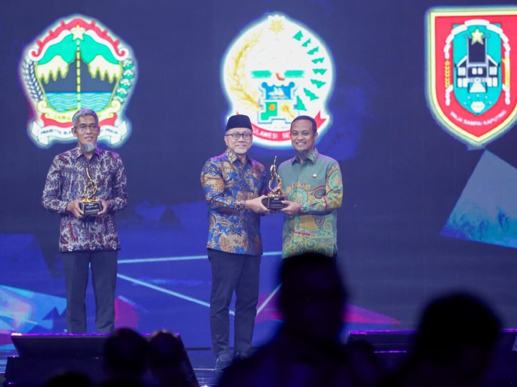 Komitmen Bangun Kedaulatan Pangan Daerah, Sulsel Terima Penghargaan Daerah Peduli Ketahanan Pangan