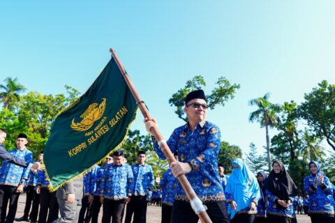 Sekda Pimpin Persiapan Kontingen KORPRI Sulsel ke PORNAS XVII Palembang