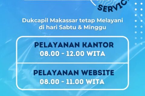 Disdukcapil Makassar Tetap Buka Layanan di Akhir Pekan