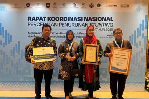 Duet Andi Sudirman-Fatmawati Bawa Sulsel Peringkat Kedua Nasional Penurunan Stunting