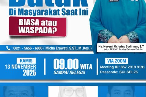 Gelar Talk Show, Pokja IV PKK Sulsel Edukasi Masyarakat Cara Cegah Infeksi Saluran Pernapasan