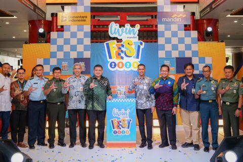 Bank Mandiri Resmi Buka Livin’ Fest 2025 di Makassar, Sinergikan UMKM dan Industri Kreatif