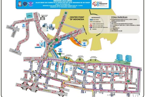 Besok Jalan Santai HUT KORPRI dan HUT ke-418 Kota Makassar, Ini Rutenya