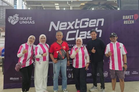 Sekjen IKA UNHAS, Yusran Jusuf Buka Turnamen Padel Bergengsi IKAFE