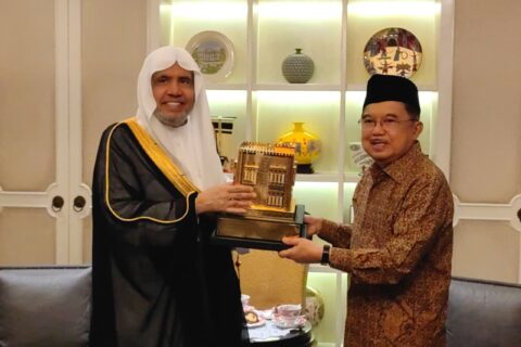 JK dan Liga Muslim Dunia Bahas Dakwah dan Rehab Masjid