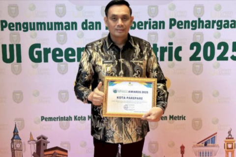 Parepare Raih Peringkat 3 Nasional dalam Tata Kelola Air di Ajang UI Green City Metric 2025