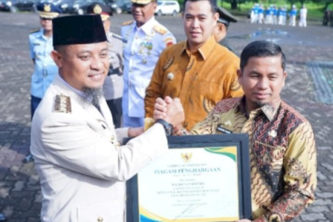 Pemkot Parepare Terima Penghargaan Kota Sehat di HKN ke-61