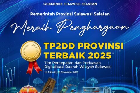 Kinerja Digitalisasi Sulsel Diakui Nasional, Gubernur Andi Sudirman: Motivasi untuk Kerja Lebih Baik