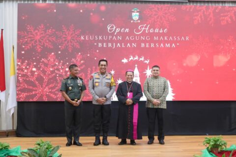 Munafri-Aliyah Hadiri Open House & Silaturahmi Natal, Ajak Warga Jaga Toleransi dan Kedamaian