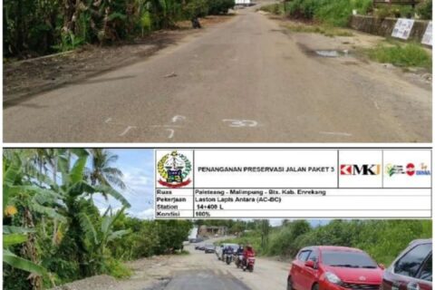 Pantau Pengerjaan Jalan di Enrekang, Gubernur: Mohon Bersabar, Proyek Terus Jalan