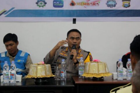 Kapolres Wajo Tegaskan Narkoba dan Judi Online sebagai Extraordinary Crime di Sosialisasi K3 PLN