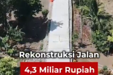 Pembangunan Jalan Balielo Wajo Rampung 100 Persen