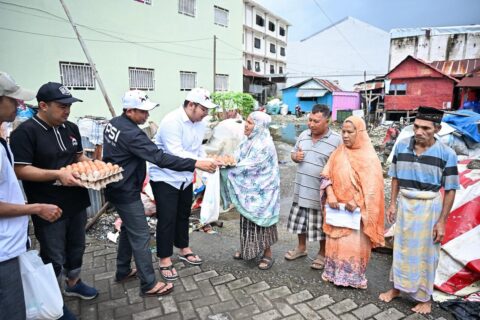 Gandi Rusdi Lanjutkan Aksi Sosial, Usai Bantu Korban Kebakaran Kini ke Kampung Pemulung Makassar