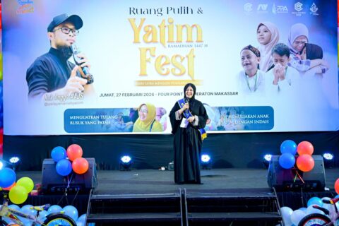 Wagub Sulsel Fatmawati Rusdi Dikukuhkan jadi Bunda Anak Yatim