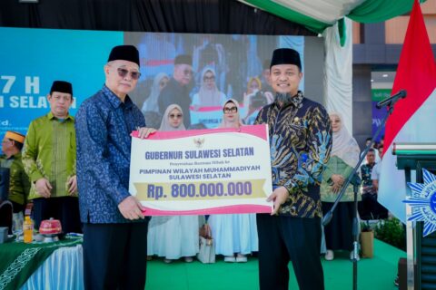 Hadiri Syawalan Muhammadiyah, Gubernur Sulsel Apresiasi Kontribusi dalam Pengembangan SDM