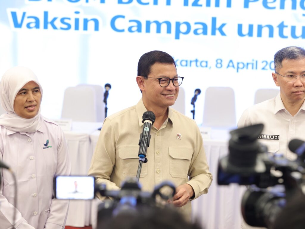 Kepala BPOM Taruna Ikrar umumkan vaksin campak dewasa