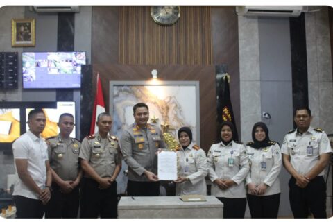 Jalin Sinergitas dan Koordinasi, Kepala Lapas Perempuan Kelas IIA Sungguminasa Audiensi Dengan Kepala Kepolisian Resor Gowa