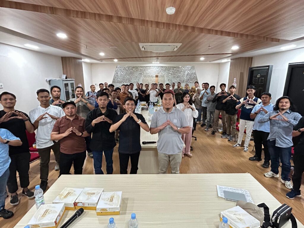 Silaturahmi HIPMI Properti Sulawesi Selatan di Gedung AAS Building Makassar.