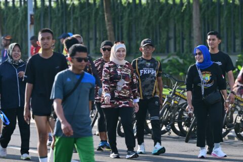 Aliyah Mustika IAS Hadiri Jalan Sehat Silaturahmi KBPP Polri–FKPPI Sulsel