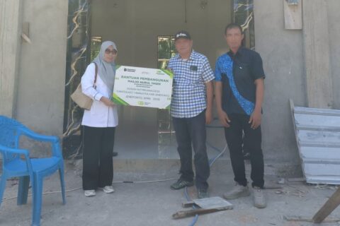 Komitmen Sosial Pegadaian, Bantu Percepatan Pembangunan Masjid di Jeneponto