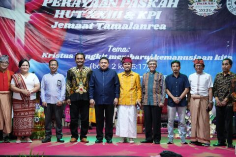 Pesan Damai Munafri di Paskah KPI: Bersatu Bangun Makassar, Tanpa Sekat Perbedaan