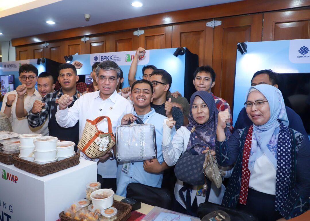 Menteri Ketenagakerjaan Yassierli saat meluncurkan Talent and Innovation Hub di BPKK Bekasi