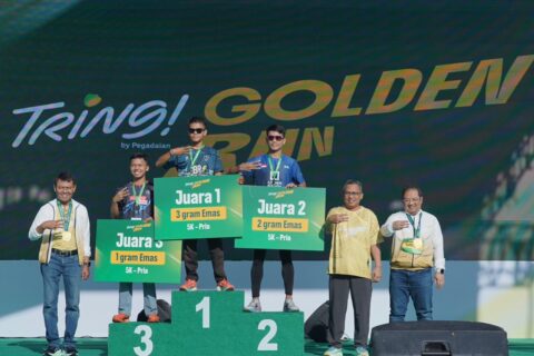 Pegadaian Gaungkan Gaya Hidup Sehat dan Investasi Emas Lewat Tring! Golden Run 2026