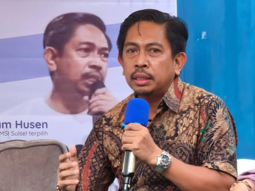 Ketua Jaringan Media Siber Indonesia (JMSI) Sulsel, Ilham Husen.