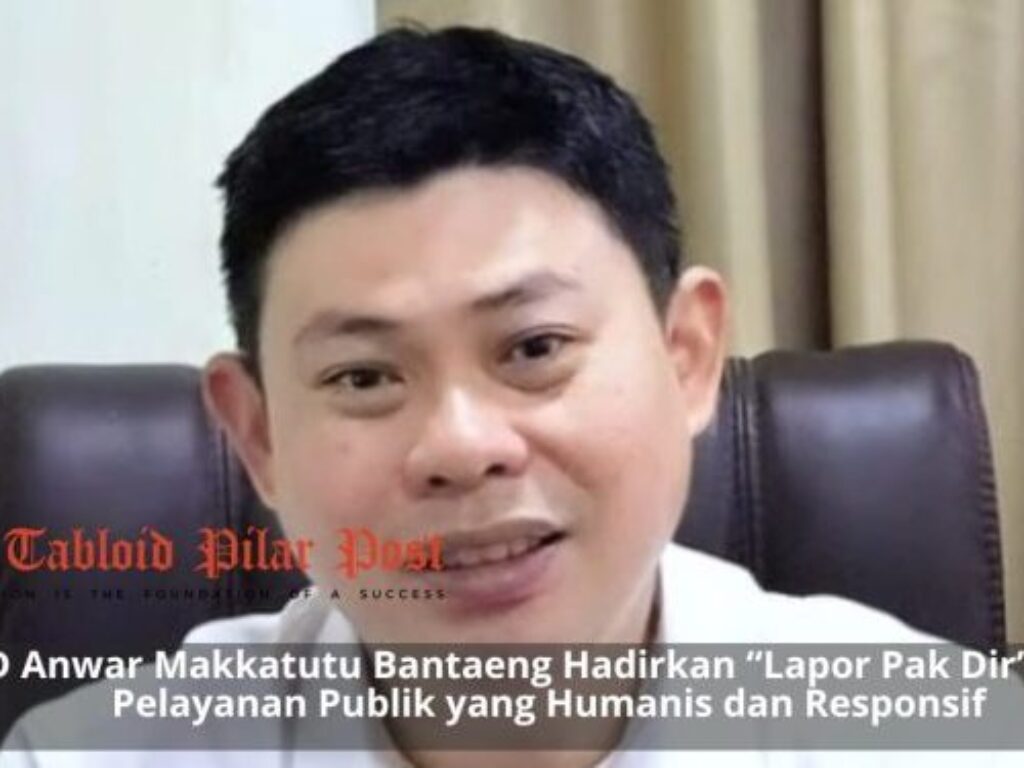 Direktur RSUD Anwar Makkatutu Bantaeng saat memperkenalkan layanan pengaduan “Lapor Pak Dir” untuk masyarakat.