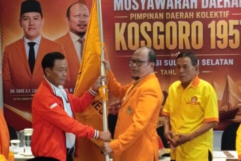 Tak Ada Rival, Haris Yasin Limpo Melenggang ke Periode Kedua di Kosgoro Sulsel