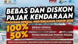 Pemprov Sulsel Hapus Denda Pajak Kendaraan 100 Persen, Beri Diskon Pokok PKB 50 Persen