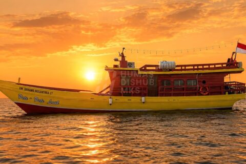Pete-pete Laut Siap Mengarungi Lautan Makassar, Uji Coba Perdana  di Pulau Barrang Lompo