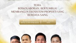 HIPMI Properti Sulsel Gelar Raker 2026-2027, Perkuat Kolaborasi Bangun Ekosistem Properti Berdaya Saing