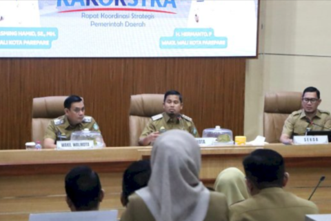 Wali Kota Parepare Pimpin Rakor Awal Tahun, Matangkan Program 2026