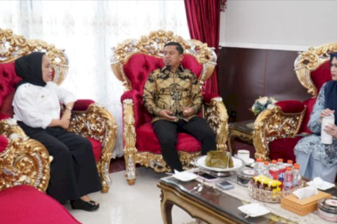 Tasming Hamid Audiensi dengan Wali Kota Palopo, Bahas Sinergi Antar Daerah