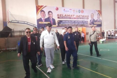 Tinjau Pelatnas Sepak Takraw di Parepare, CdM Asian Games 2026 Pastikan Kesiapan Atlet