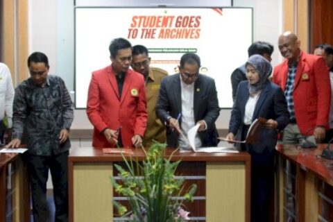 Dispus Arsip Sulsel Gandeng Unhas Hadirkan Student Goes to Archives, Perkuat Riset Berbasis Arsip