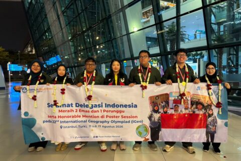 Wakil Indonesia Raih Dua Emas dan Satu Perunggu di International Geography Olympiad