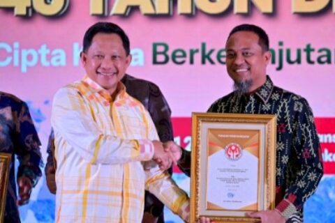 Mendagri Tito Apresiasi Sulsel Sukses Jadi Tuan Rumah Syukuran Dekranas ke-46 dan HKG PKK ke-54