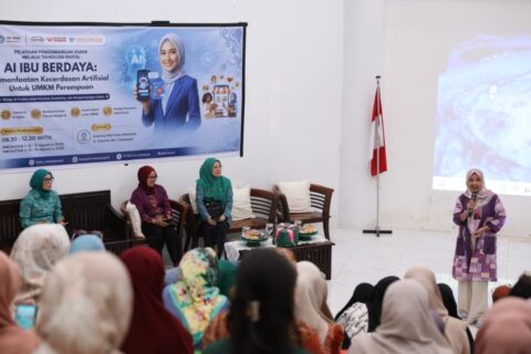 Ibu Berdaya, TP PKK Makassar Bekali Pelaku UMKM Perempuan dengan Keterampilan AI