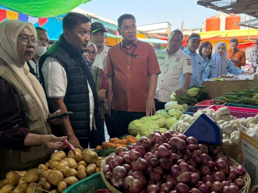 TPID Sulsel bersama instansi terkait memantau harga dan pasokan cabai rawit di Pasar Terong, Kota Makassar, Rabu (23/9/2026).