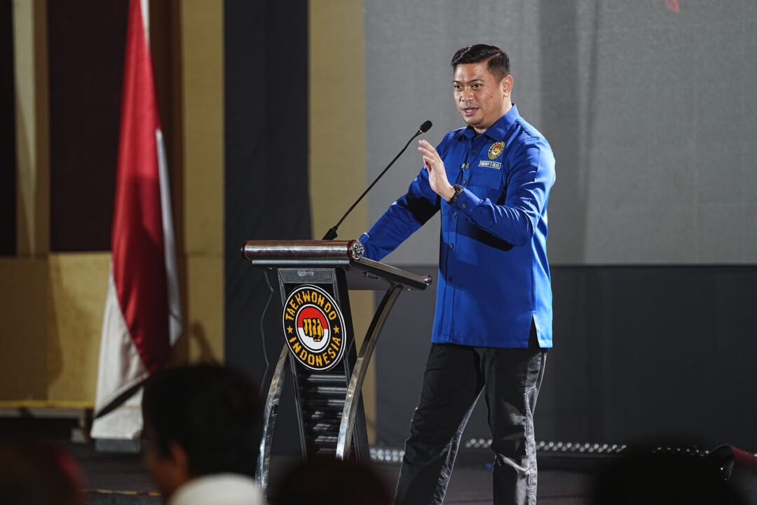 Ketua Pengda Taekwondo Indonesia Sulsel, Adnan Purichta Ichsan.