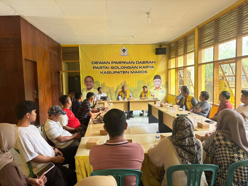 DPD II Partai Golkar Maros Gelar Rapat Persiapan Musda XI, Dijadwalkan 1 November 2026